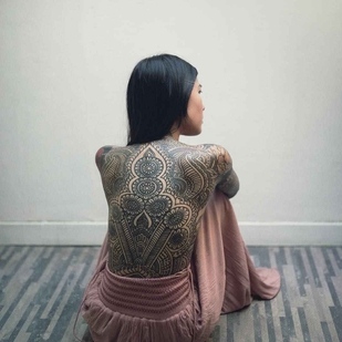 🔥 Foto hot, portfolio modelle  #20024 Modello di tatuaggi Anh Wisle