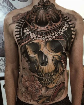Tatuaggio neo tradizionale da Jacob J Gardner