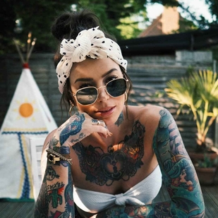 🔥 Foto hot, portfolio modelle  #19655 Modello di tatuaggi Sammi Jefcoate