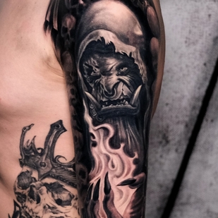 🔥 Foto hot, portfolio modelle  #68735 Tatuatore Konstantin Kindyakov