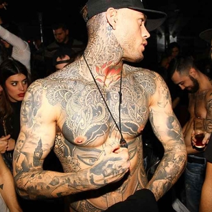 🔥 Foto hot, portfolio modelle  #896 Modello di tatuaggi Stephen James