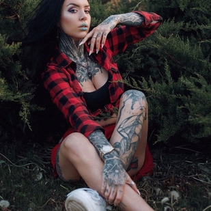 🔥 Foto hot, portfolio modelle  #36343 Modello di tatuaggi Diana Madness