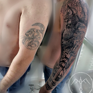 🔥 Foto hot, portfolio modelle  #54925 Tatuatore Vitaliy Kib