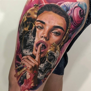 🔥 Foto hot, portfolio modelle  #31167 Tatuatore Aaron Olaguivel (Omom Tattoo)