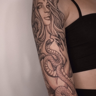 🔥 Foto hot, portfolio modelle  #55464 Tatuatore Polina Lihacheva | Polyashatattoo