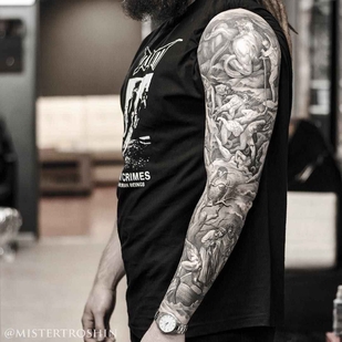 🔥 Foto hot, portfolio modelle  #1430 Tatuatore Dmitriy Troshin