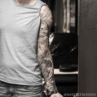 🔥 Foto hot, portfolio modelle  #1433 Tatuatore Dmitriy Troshin