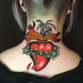 Il tatuaggio tradizionale di Britney Goodman
