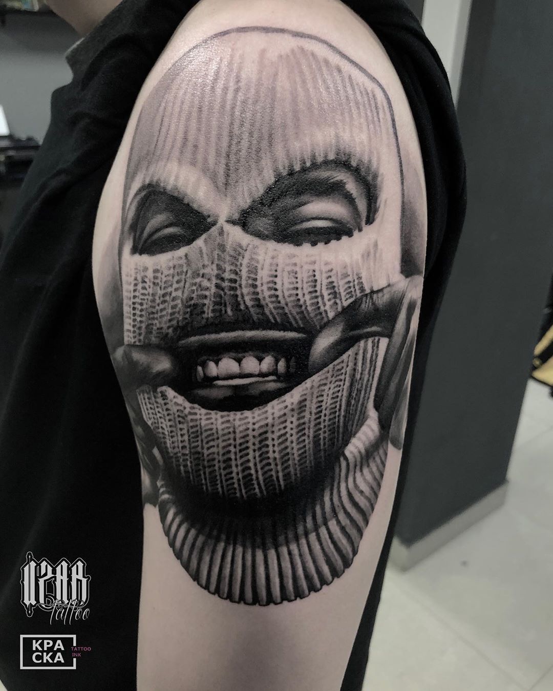 Tatuaggio in nero e grigio realistico | Timur Uzar | КРАСКА Pro Team | Ufa, Russia