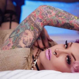 🔥 Foto hot, portfolio modelle  #12687 Modello di tatuaggi Roxy Lee Heart