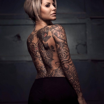 Belle svedese di modella tatuata - Ida Mårtensson