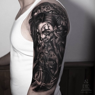 🔥 Foto hot, portfolio modelle  #37101 Tatuatore Aleksandr Ahmertdinov