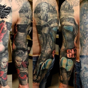 🔥 Foto hot, portfolio modelle  #2439 Tatuatore Ilya Fominyh