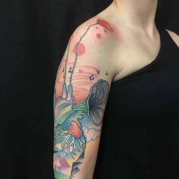 Sketch tattoos by Morof