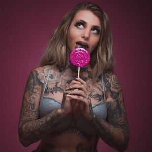 🔥 Foto hot, portfolio modelle  #32496 Modello di tatuaggi Sabrina Sawyers