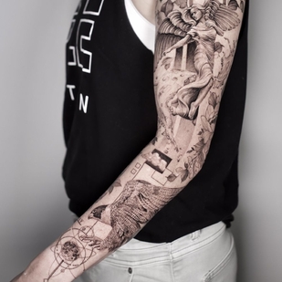 🔥 Foto hot, portfolio modelle  #37578 Tatuatore Maxime Etienne