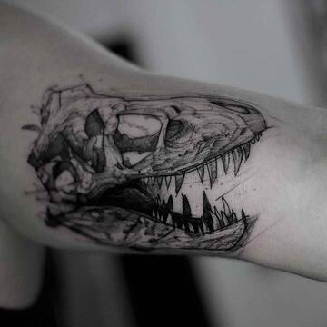 Sketch tattoo by Kamil Mokot