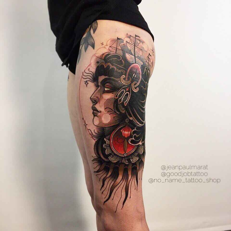 Artista di tatuaggi Jean Paul Marat