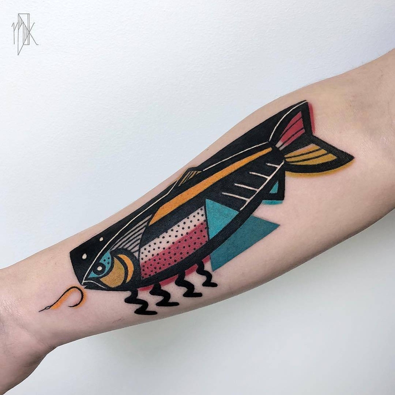 Artista di tatuaggi Marta Kudu, stile colorato di disegno tatuaggi | Varsovia, Polonia