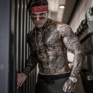 🔥 Foto hot, portfolio modelle  #32861 Modello di tatuaggi Andrew England