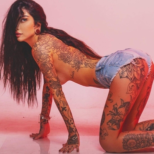 🔥 Foto hot, portfolio modelle  #32932 Modello di tatuaggi Indaco Suicide