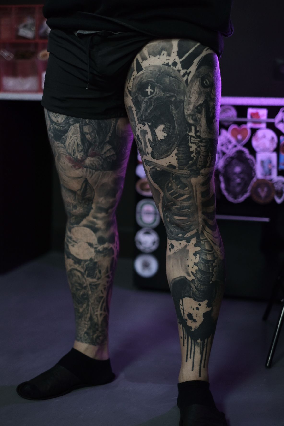 Tatuatore Andrey Popov, realismo nero e grigio dei tatuaggi | San Pietroburgo, Russia