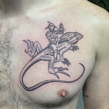 Un nuovo respiro dei secoli medi nell'incisione tatuata di Bazhen Nikitin