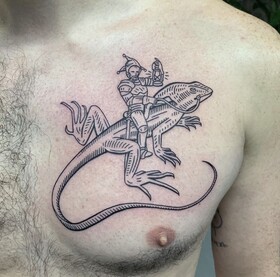 Un nuovo respiro dei secoli medi nell'incisione tatuata di Bazhen Nikitin