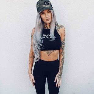 🔥 Foto hot, portfolio modelle  #15098 Modello di tatuaggi Tessa Lizz