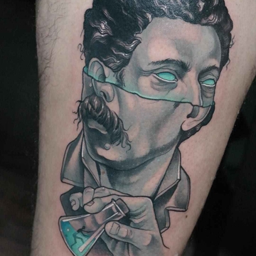 Tatuaggi di Gianpiero Cavaliere, ispirati all'arte surreale