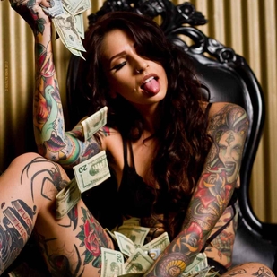 🔥 Foto hot, portfolio modelle  #15265 Modello di tatuaggi Angela Mazzanti