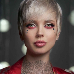 🔥 Foto hot, portfolio modelle  #15119 Modello di tatuaggi Sara X Mills