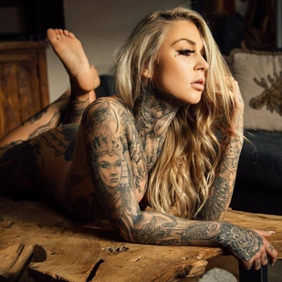 🔥 Foto hot, portfolio modelle  #34074 Modello di tatuaggi Daniela Bittner