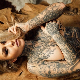 🔥 Foto hot, portfolio modelle  #34072 Modello di tatuaggi Daniela Bittner