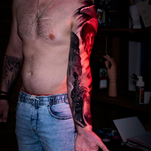 🔥 Foto hot, portfolio modelle  #79541 Tatuatore Sergey Proshkin 