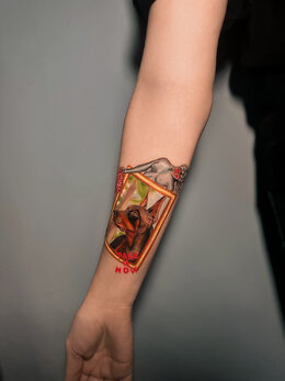 Miniature tattoo