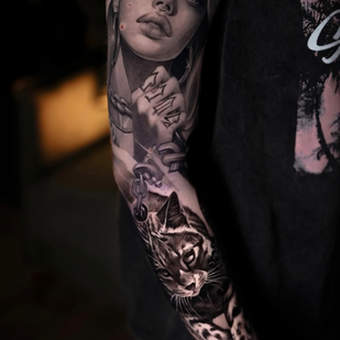 🔥 Foto hot, portfolio modelle  #90223 Tatuatore Kirill Matusevich