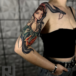 🔥 Foto hot, portfolio modelle  #92294 Tatuatore Nikita Romanov 