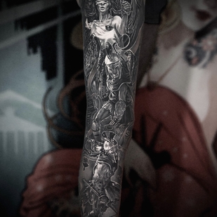 🔥 Foto hot, portfolio modelle  #100098 Tatuatore Schelokov Dmitriy 