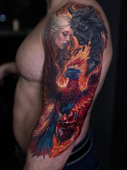 Illustrative tattoo