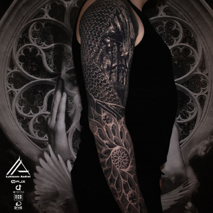 🔥 Foto hot, portfolio modelle  #91148 Tatuatore Andrey Lukyanov