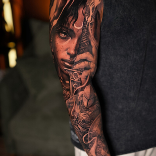 🔥 Foto hot, portfolio modelle  #94936 Tatuatore Kirill Matusevich