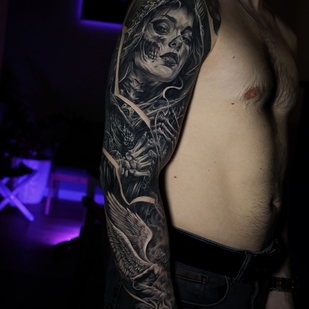 🔥 Foto hot, portfolio modelle  #104895 Tatuatore Arseniy Karenin