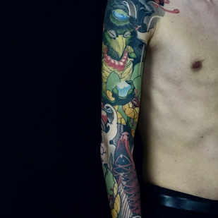 🔥 Foto hot, portfolio modelle  #103764 Tatuatore Slava Fil Filitov