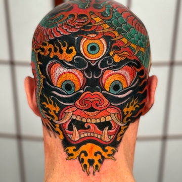 Tatuaggi in testa: 40 opere creative per i più audaci