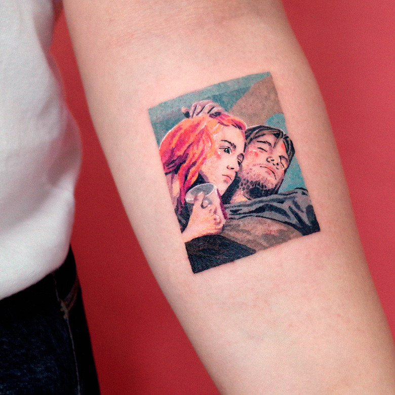 Eternal Sunshine of the Spotless Mind tattoo