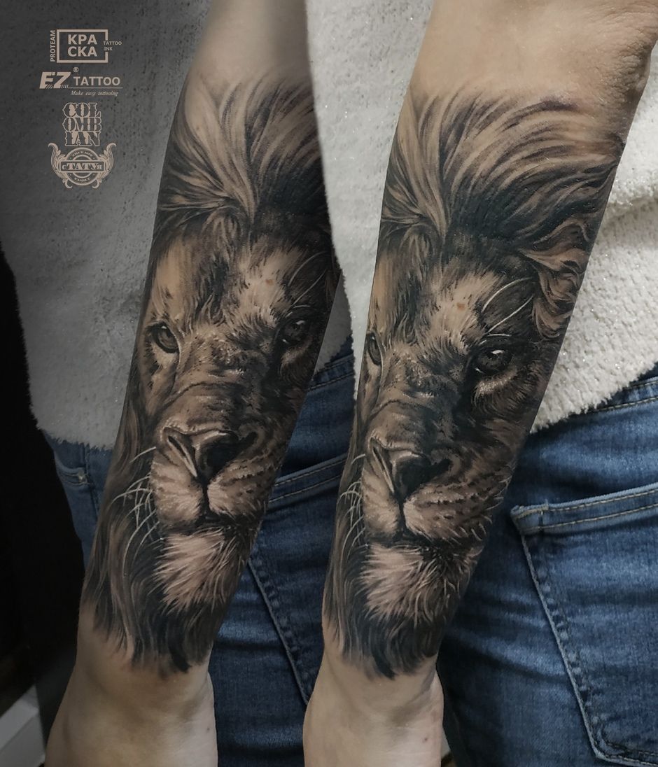 Artista di tatuaggio Vyacheslav Dolzhenko, tatuaggio a colori in stile realismo, КРАСКА Pro Team | Volgograd, Russia