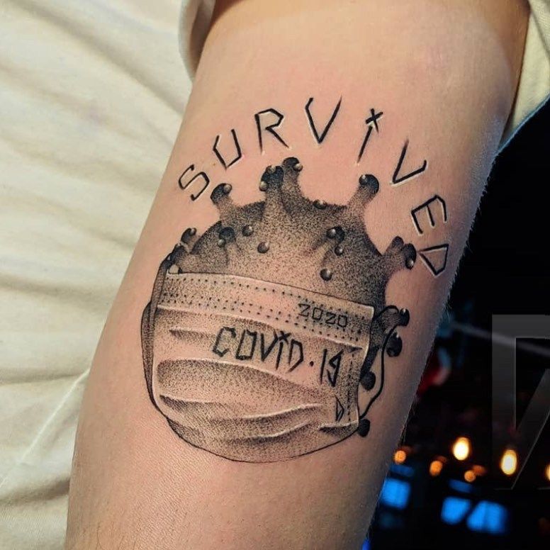 Tatuaggio COVID-19, tatuaggio coronavirus 2020