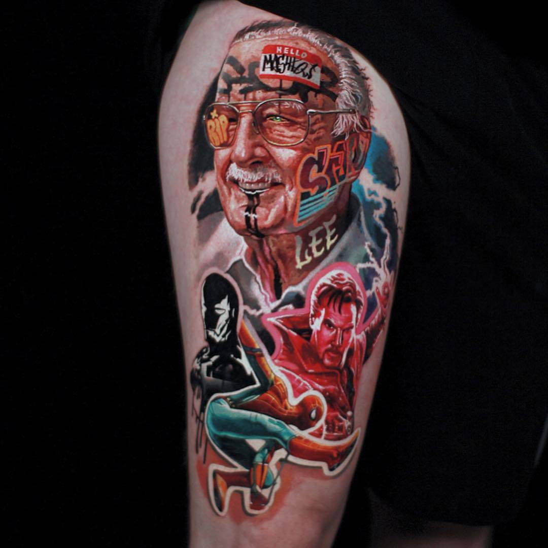 Realismo illustrativo - tatuatore Alexey Mashkov