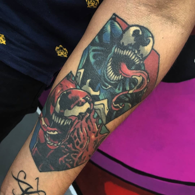 @omarzimio marvel Venom 토이트 by @omarzimio